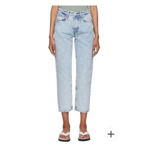 Rag & Bone Maya High Rise Ankle Slim Acid Wash Jeans. 31